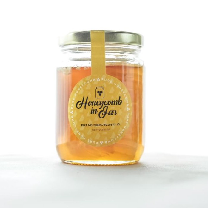 

Pure Honeycomb in jar (375ml)