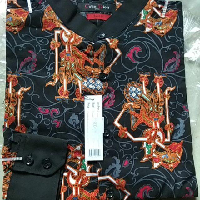 Odza Busana Batik Lengan Panjang Slim Fit Modern Hem Pekalongan Solo Ebhisa
