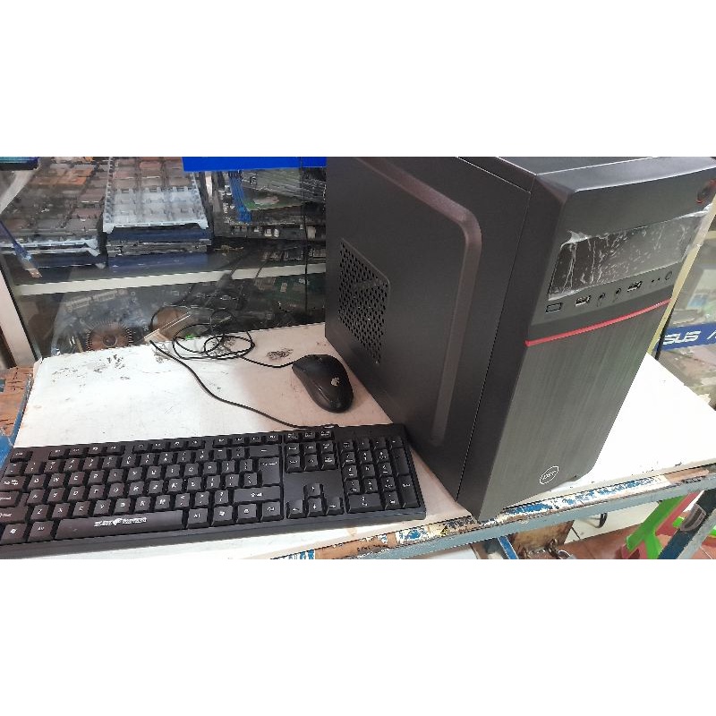 Pc server unbk ram 8gb dual lan card ssd 120 hdd500gb