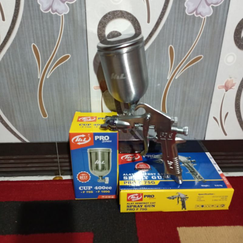 SPRAY GUN F75 H&L ,Xenon f75,Kairos f75,Thor k3,nrt pro F75