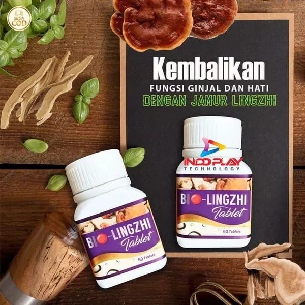 

BIO LINGZHI Original isi 60 Tablet - Bio Lingzhi Asli Kesehatan Ginjal