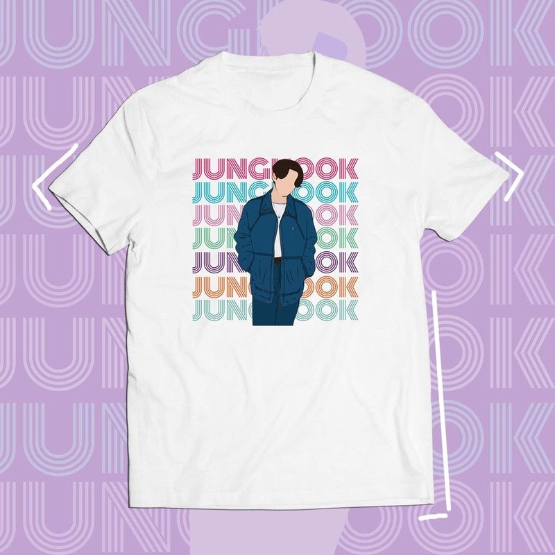 Baju BTS #Dynamite RM Jin Suga Jhope Jimin V Jungkook | Lengan Panjang | Lengan Pendek