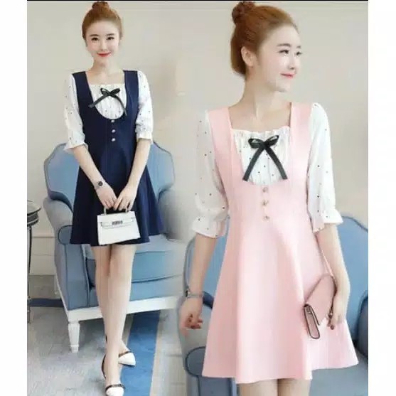 DRESS BUBLE MIX / BAHAN TWISTCONE LD 96 PJ 98 TERMURAH