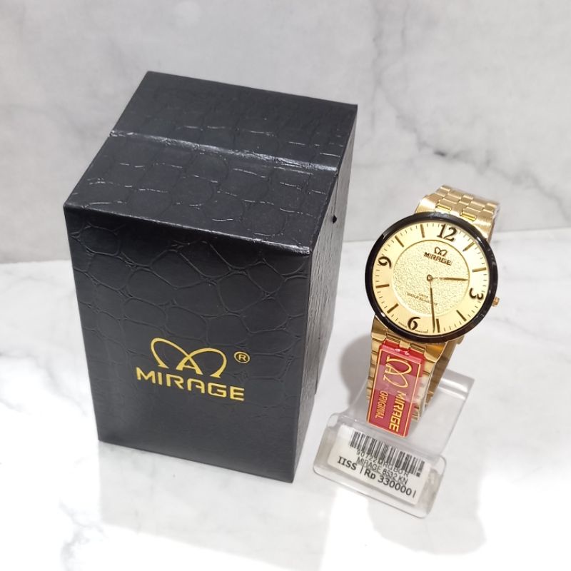 (Toko Ricoh) Jam Tangan Wanita Mirage Original 8532 Free Box