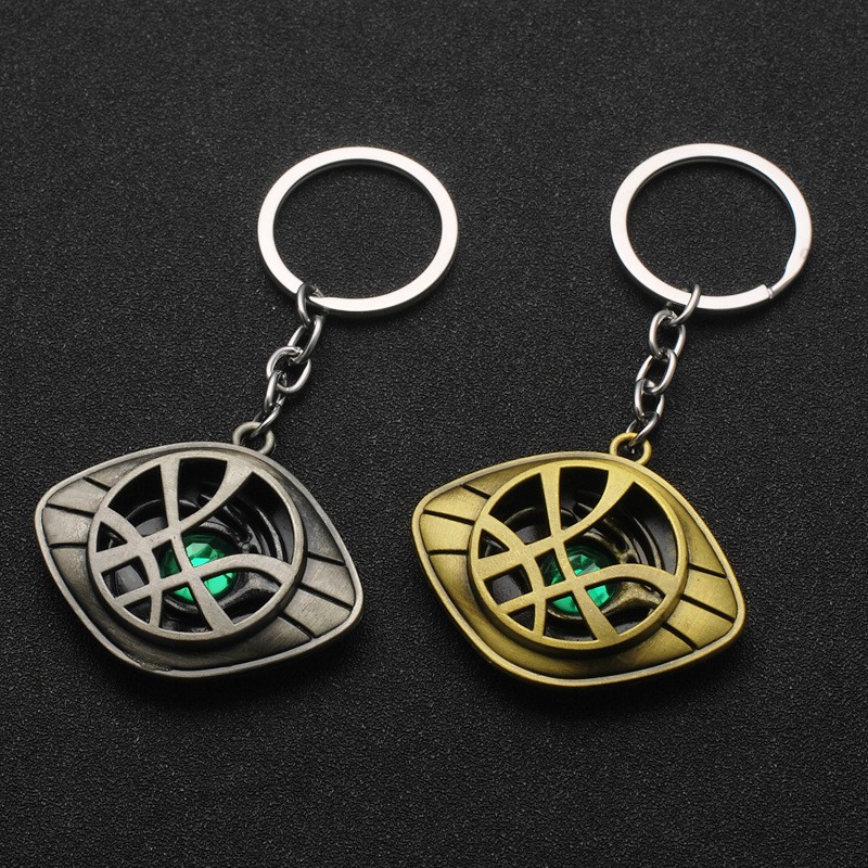 1pc Gantungan Kunci Desain The Avengers Doctor Strange Marvel Bahan Metal Untuk Dekorasi