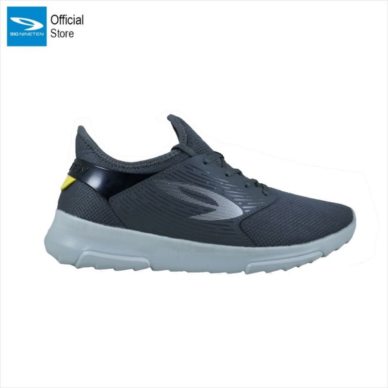 910 Nineten Kiva Sepatu Running - Abu Kuning