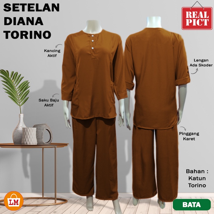 Baju Setelan Wanita DIANA TORINO Katun Big Size XL-3XL TERKINI TERMURAH LMS 28981-28989