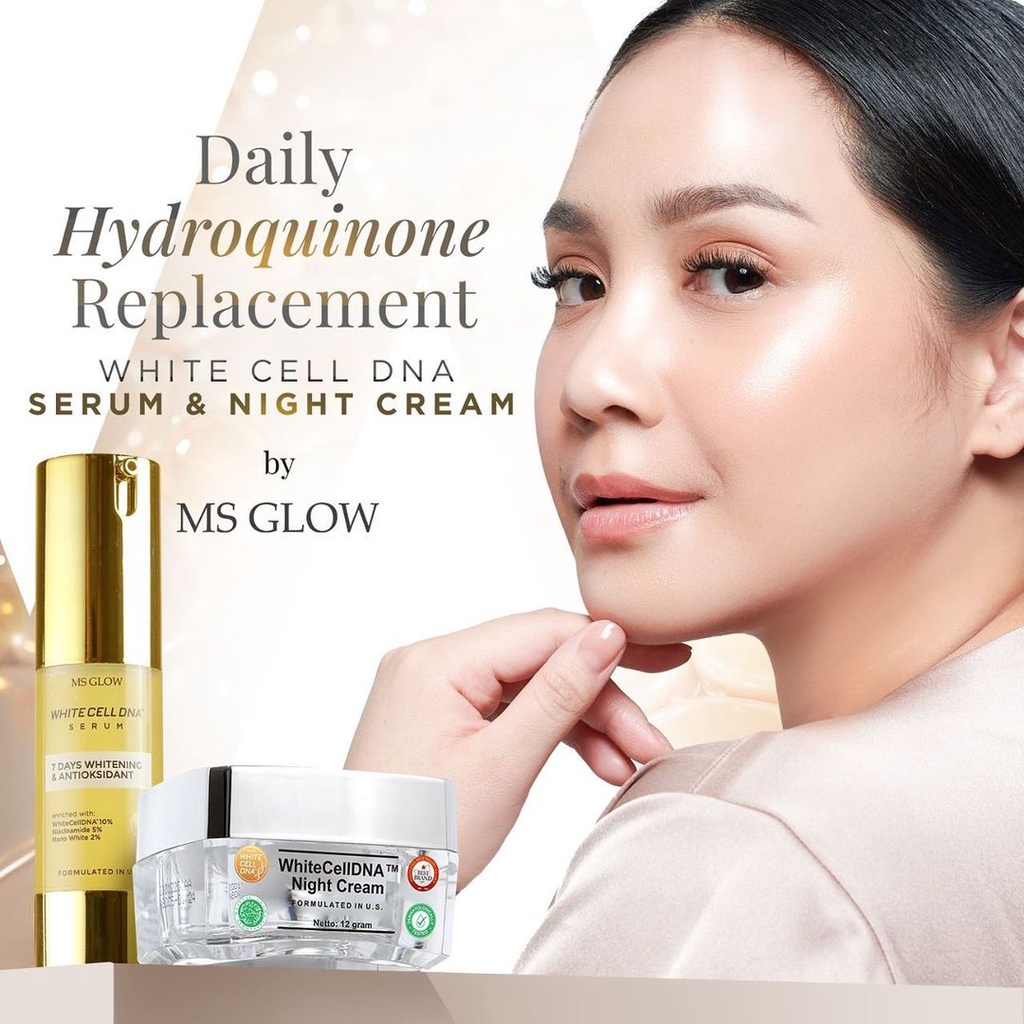 MS Glow Serum White Cell Dna Termurah Original 100%