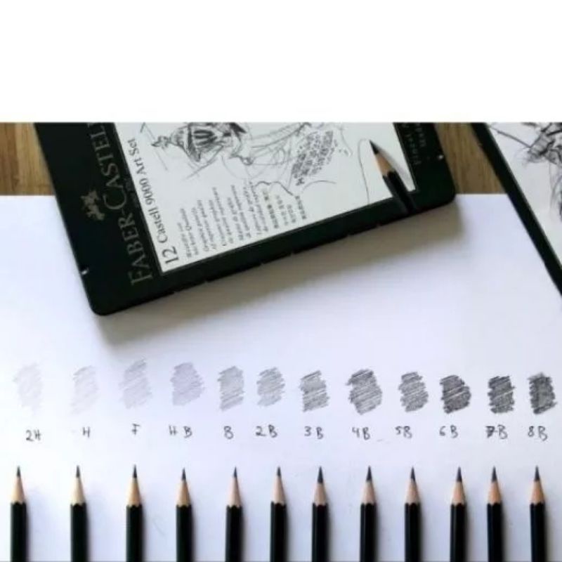 

PENSIL 2B-8B FABER CASTELL | PENSIL UJIAN DAN PENSIL SKETSA FABER CASTELL | ECER