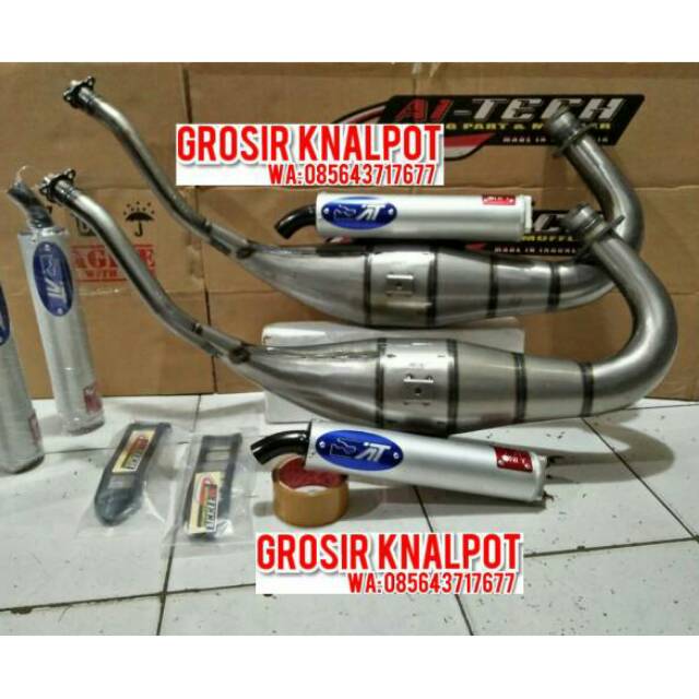 Knalpot Aitech Galvanis Original Cobra Big volume new Ninja R RR SS model CMS Big Volum Rol Pres