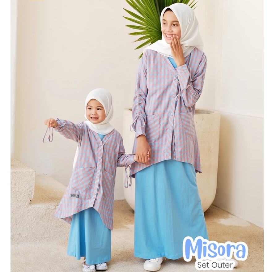BAJU ANAK PEREMPUAN SETELAN OUTER KAOS PANJANG GAMIS UMUR 3 TAHUN - 13 TAHUN HOOFLAKIDS BANDUNG COD