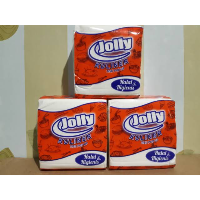 Tisu Jolly kuliner pop up 90 gram