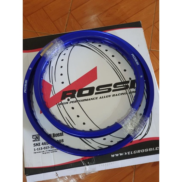 Velg KLX Ring 16 19 Warna Blue Lubang 36 Vrossi V rossi
