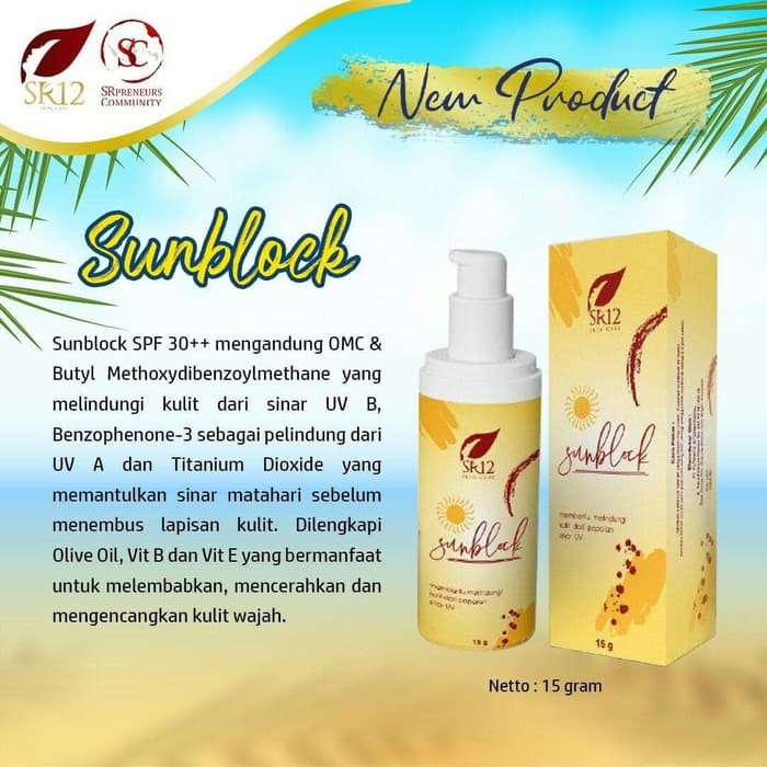 sunblock spf 30+++ sr12 Original