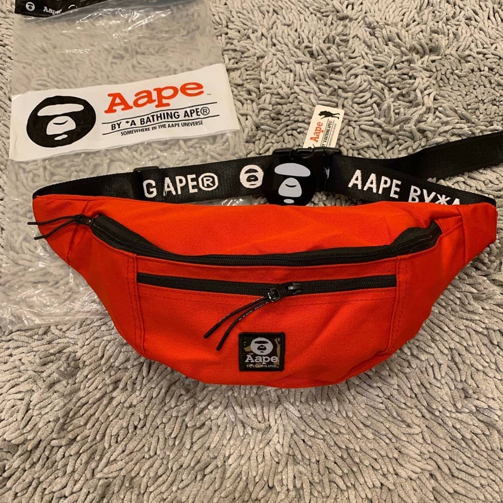 AAPE WAISTBAG MERAH