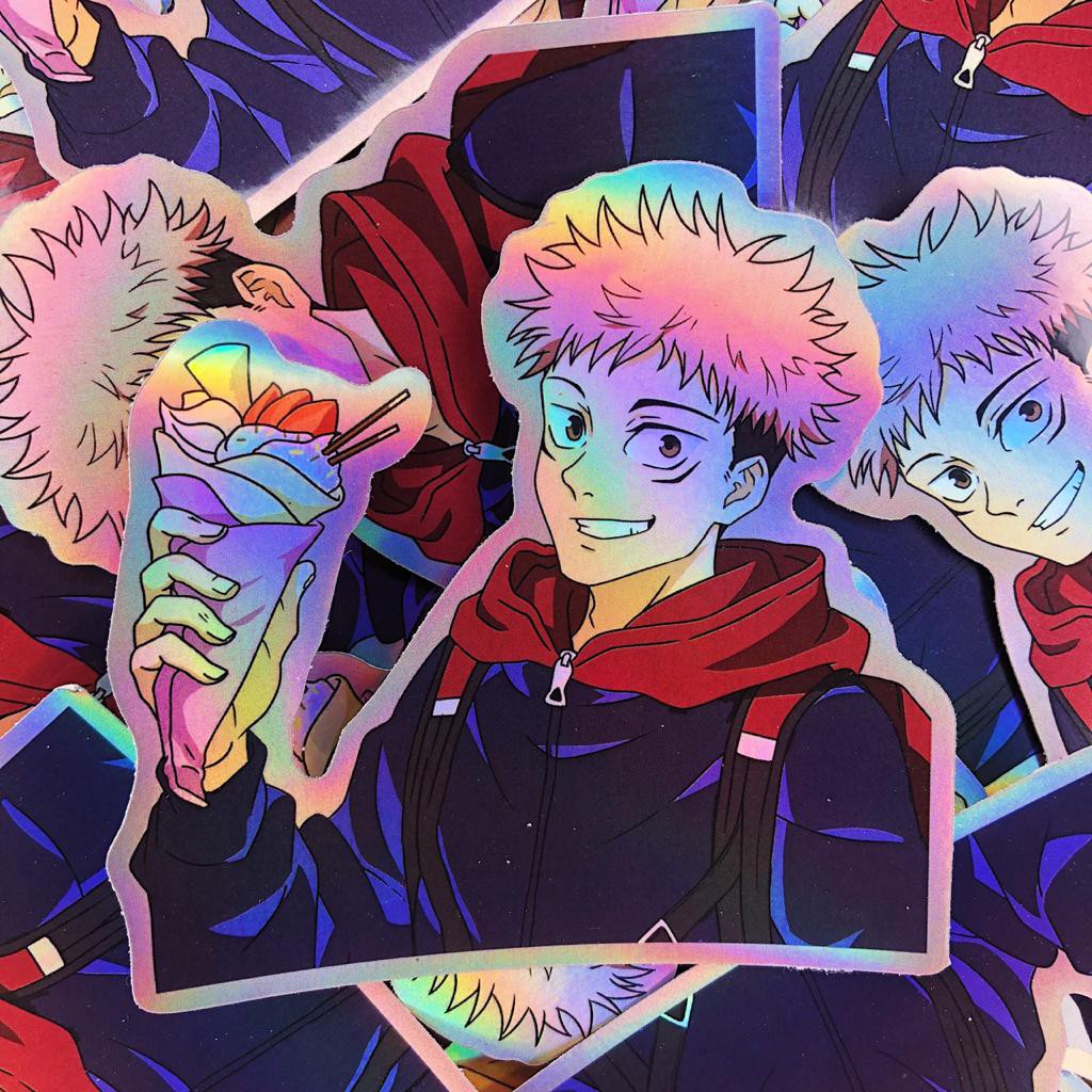 

Jujutsu Kaisen Hologram Sticker Yuuji Itadori