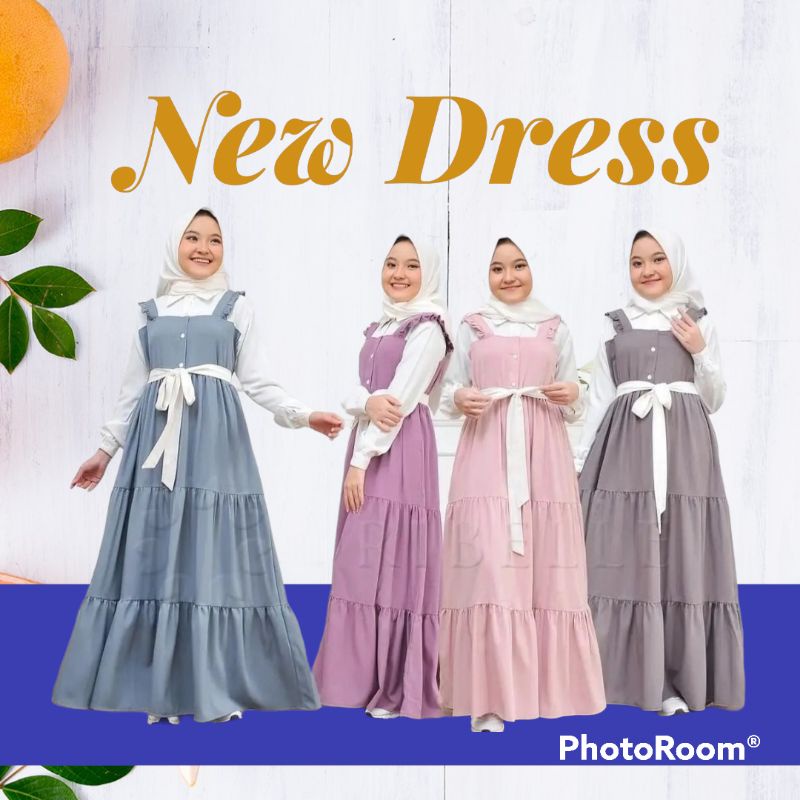 gamis Anak Perempuan Umur 10 11 12 13 14 15 tahun Kaluna Kids Gamis Anak Perempuan Terbaru Baju Anak Murah