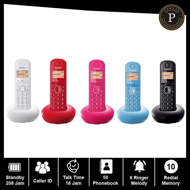 TELEPON CORDLESS PANASONIC KX-TGB210 | TELEPON RUMAH | TELEPON KANTOR
