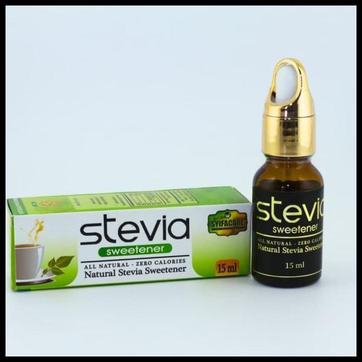 

Gula Cair Zero Calories Stevia 15Ml / Stevia Syifacare Tanpa Kalori