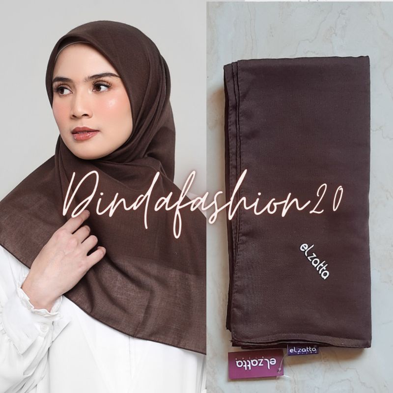 Elzatta Keisha Sadia Jilbab Kerudung Segiempat Polos Bahan Polycotton size 110x110cm-717 Pramuka