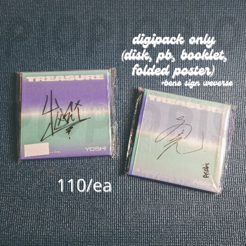 

digipack only asahi yoshi with sign benefit