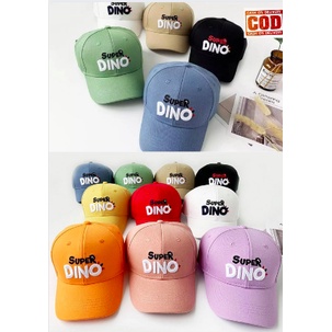 Topi Baseball Anak Super Dino Usia 1-8 Tahun Laki Perempuan