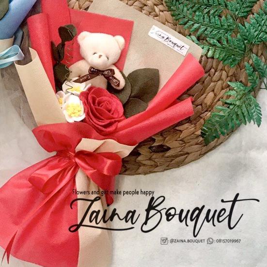 Buket bunga boneka/ buket wisuda/ buket wisuda