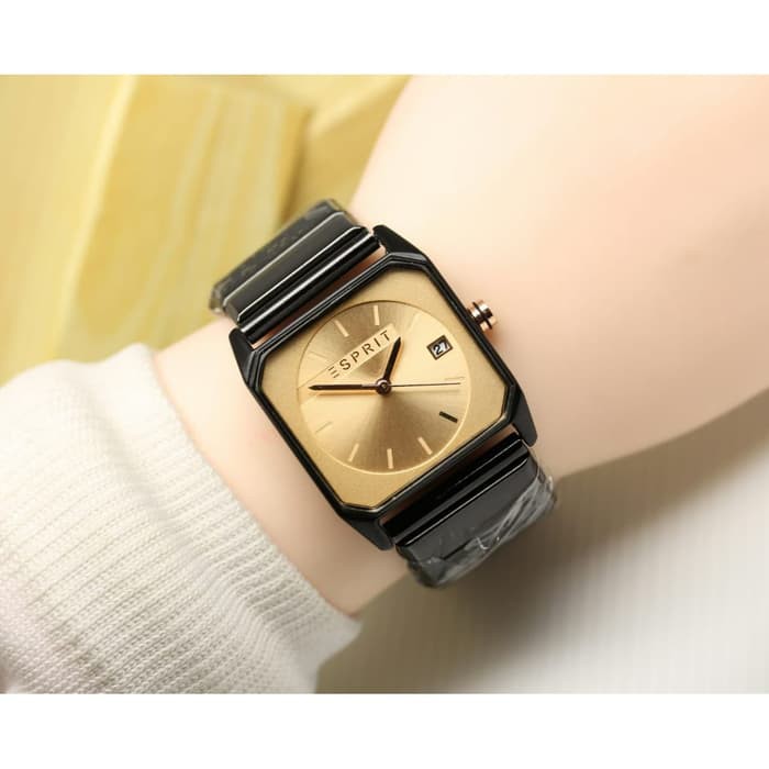 [ BISA COD ] JAM TANGAN ESPRIT WANITA RANTAI MURAH DATE ON ANALOG CEWEK ORI ADA 5 WARNA