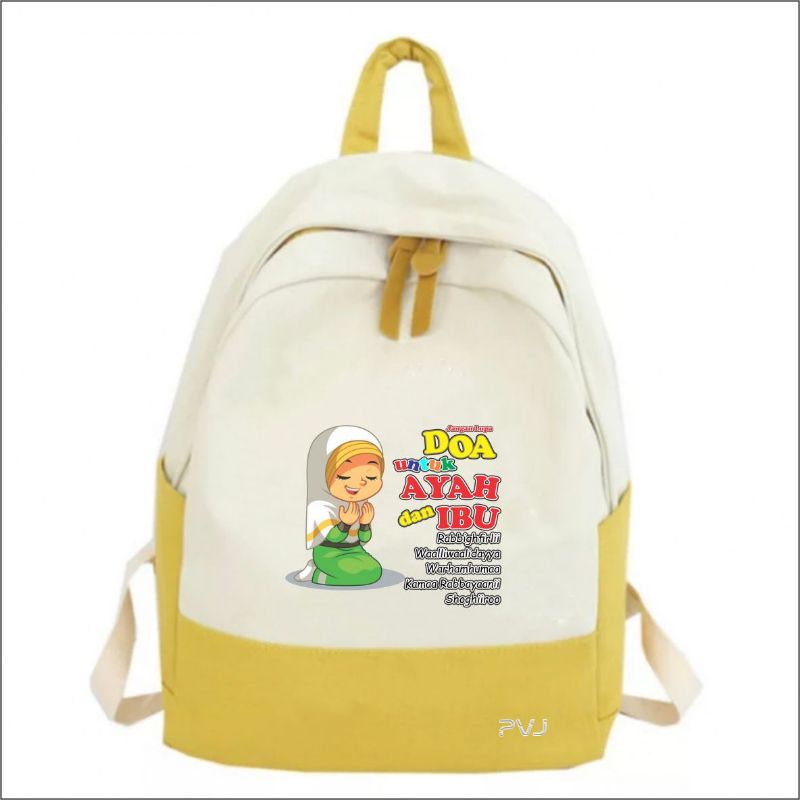 Tas Anak Perempuan Muslimah Kids Backpack School PVJ