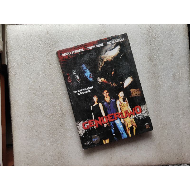 VCD Indonesia original horror GENDERUWO not kaset kaos