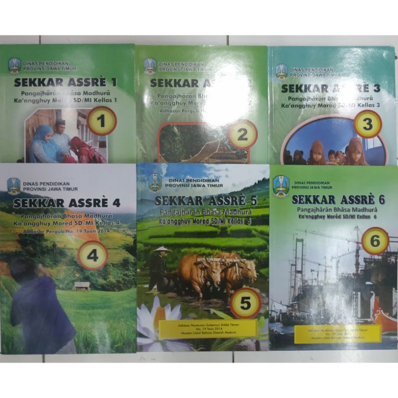 Buku Paket Sekkar Assre Kelas 1 2 3 4 5 6 Sd Buku Paket Bahasa Madura Shopee Indonesia