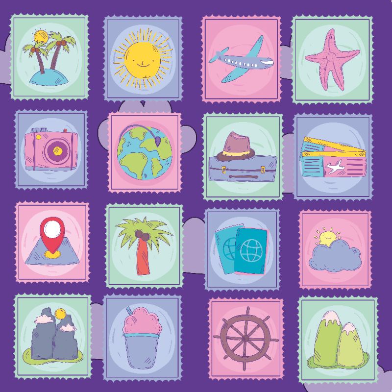 

(Isi 100 pcs) Random Mini Stiker / Mini Sticker for Journal