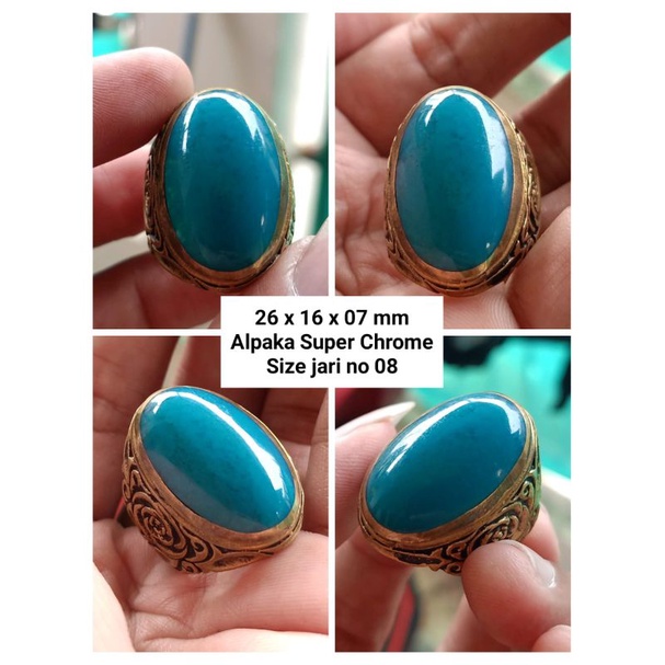 CINCIN BATU BACAN DOKO MAJIKO SUPER KRISTAL HQ NATURAL ALAM 1000%