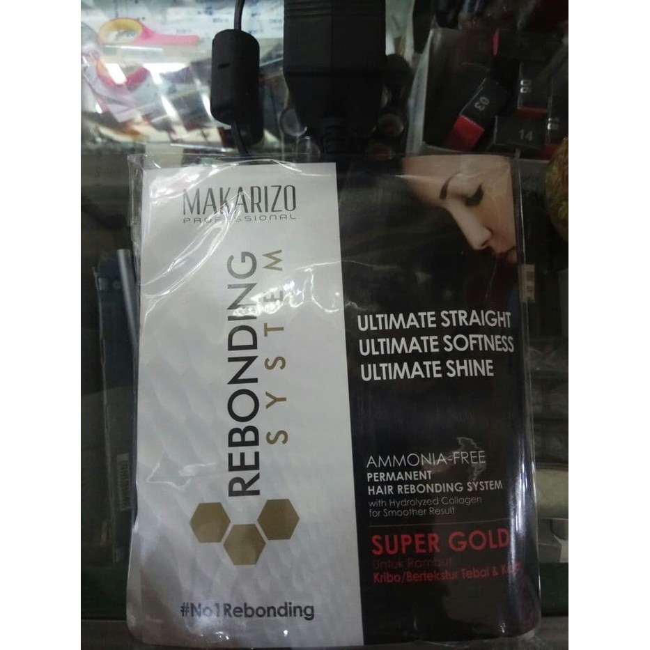 Makarizo Rebonding Sachet Cream Pelurus Rambut