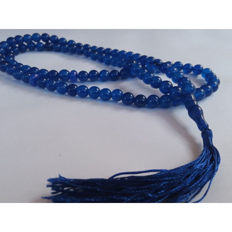 tasbih batu king safir / tasbih muslim batu king safir murah / tasbih batu king safir natural