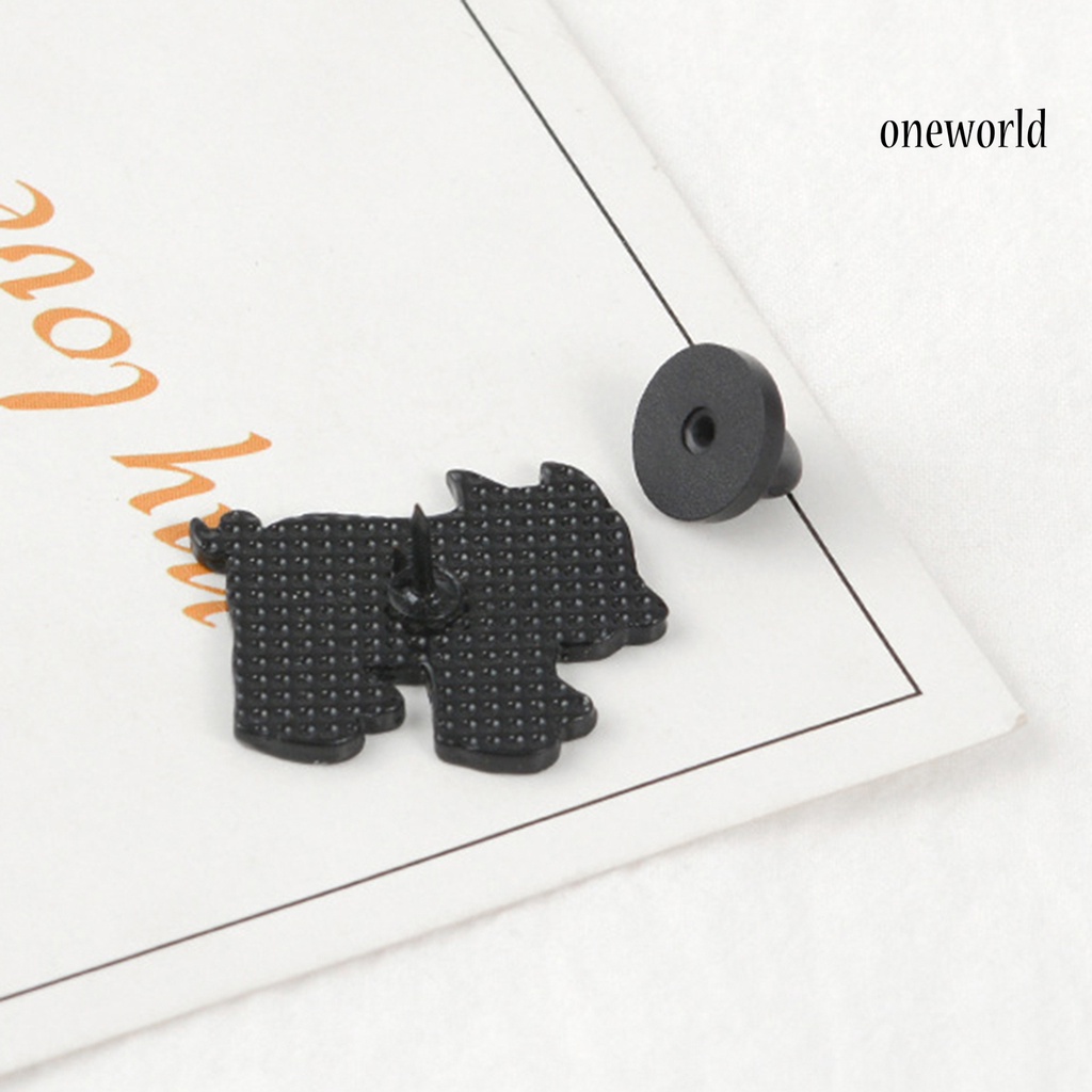 OW@ Lapel Brooch Cute Pig Shapes Alloy Unisex Collar Brooch for Gifts