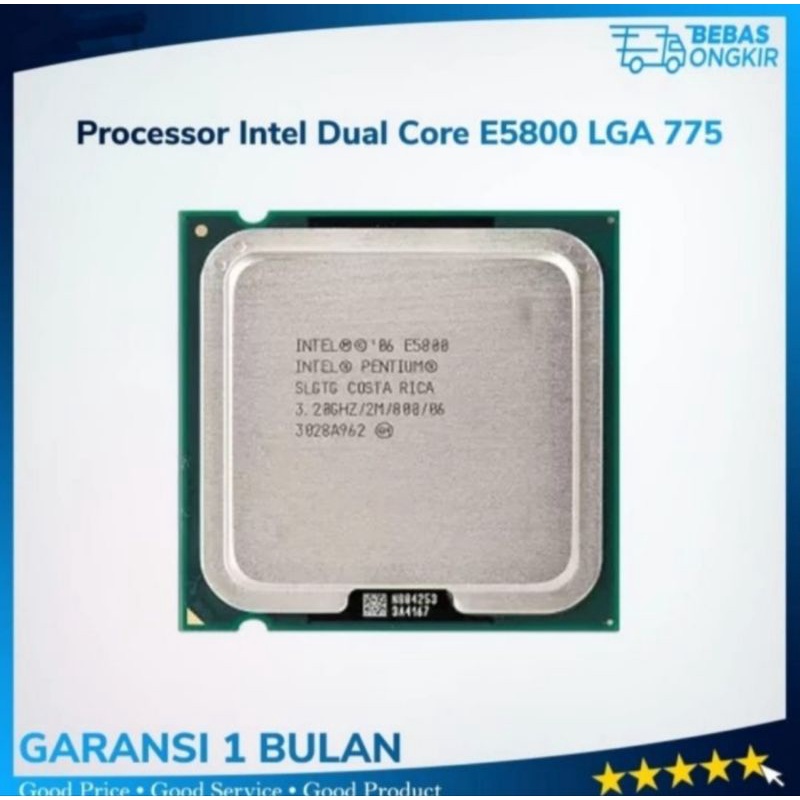 Prosser Intel LGA 776 Dual Core E5800 - 3.20Ghz