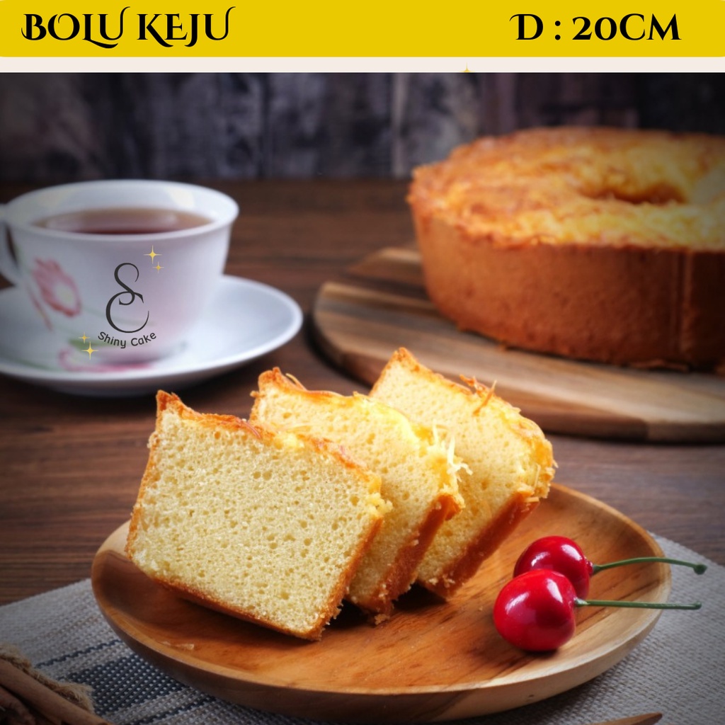 

Kue Bolu Keju / Bolu Susu Keju / Bolu Panggang / Bolu Keju / Kue Bolu / Chiffon Cheese Cake Uk 20cm