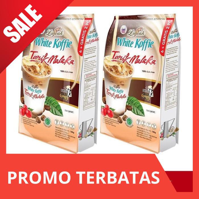 

PROMO TERMURAH Kopi Luwak White Koffie Tarik Malaka Bag 6x30gr Twin Pack AR170