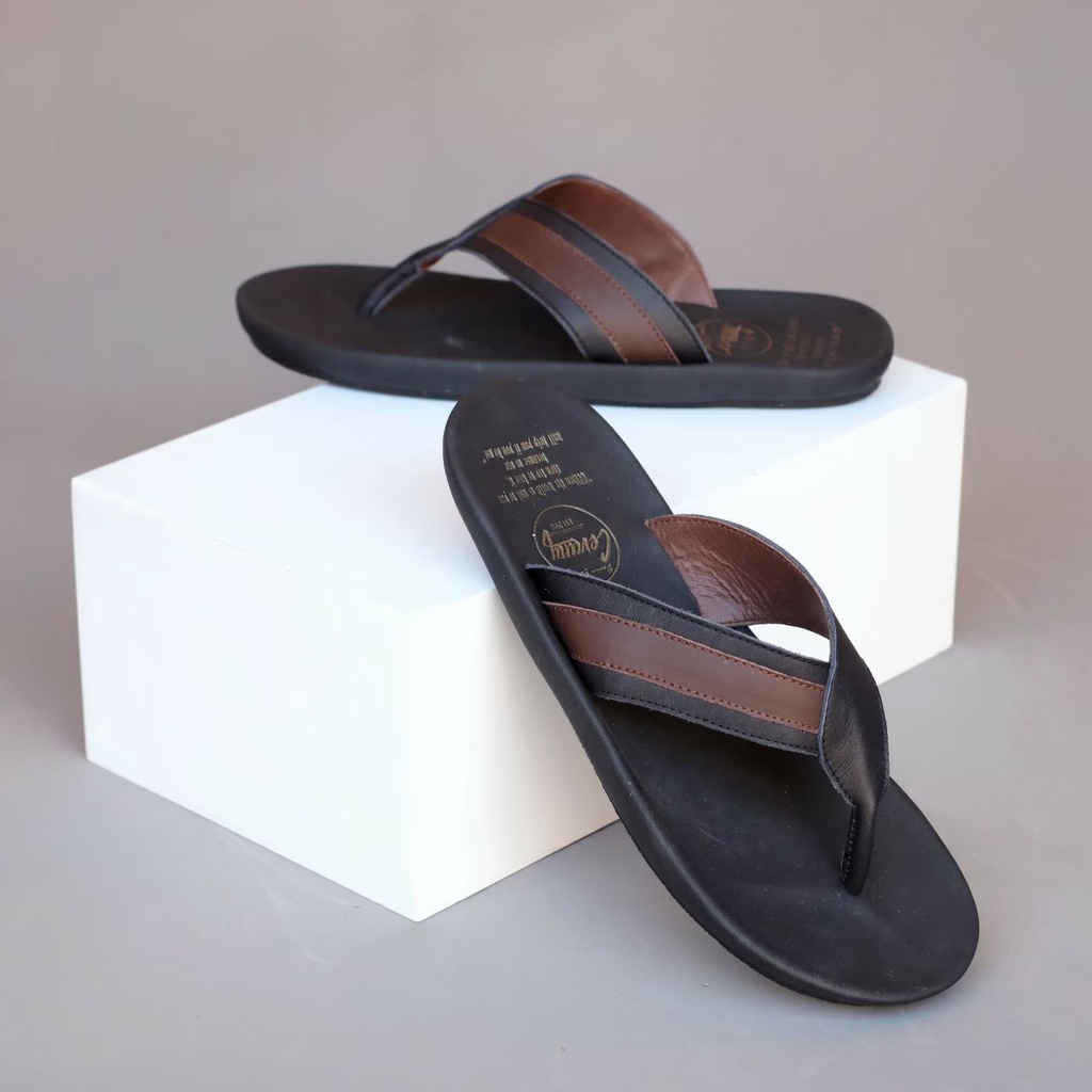 SANDAL JEPIT PRIA DEWASA SANTAI PRIA CEVANY KIANT KULIT ASLI ORIGINAL CASUAL 100% PRIA KERJA KANTOR NYAMAN || SANDAL JEPIT PRIA INDIAN TERBARU LEBARAN 2022