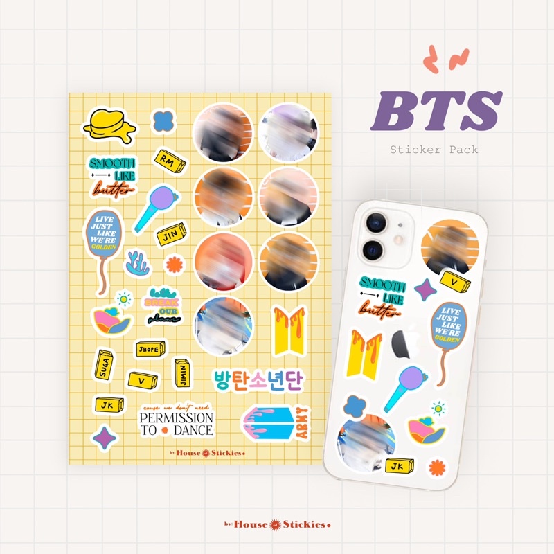 Stiker Kpop BTS Unofficial (Fanmade)