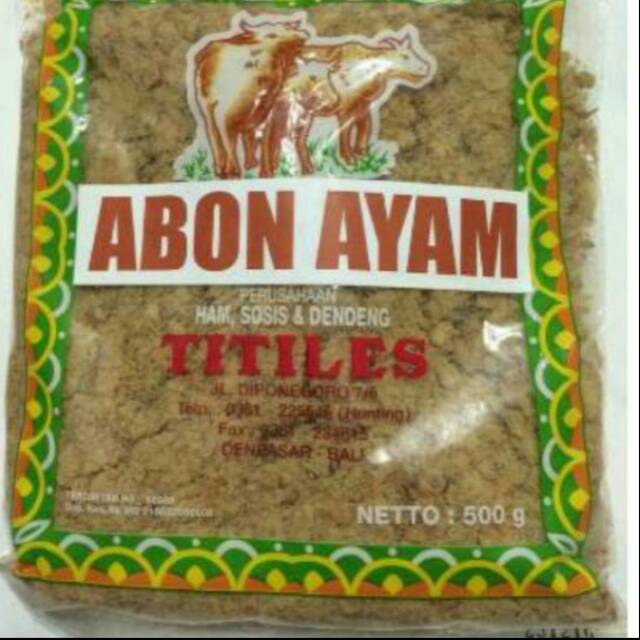 

Abon Ayam Titiles - 500gr