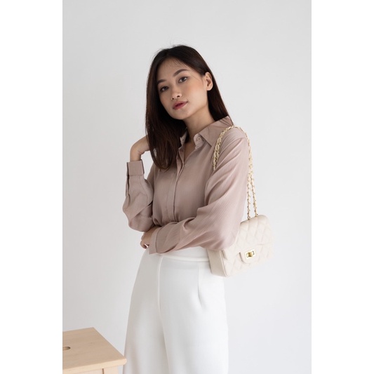 IWEARGRACIE - RIN SILK SHIRT / KEMEJA WANITA / KEMEJA KERJA / ATASAN WANITA