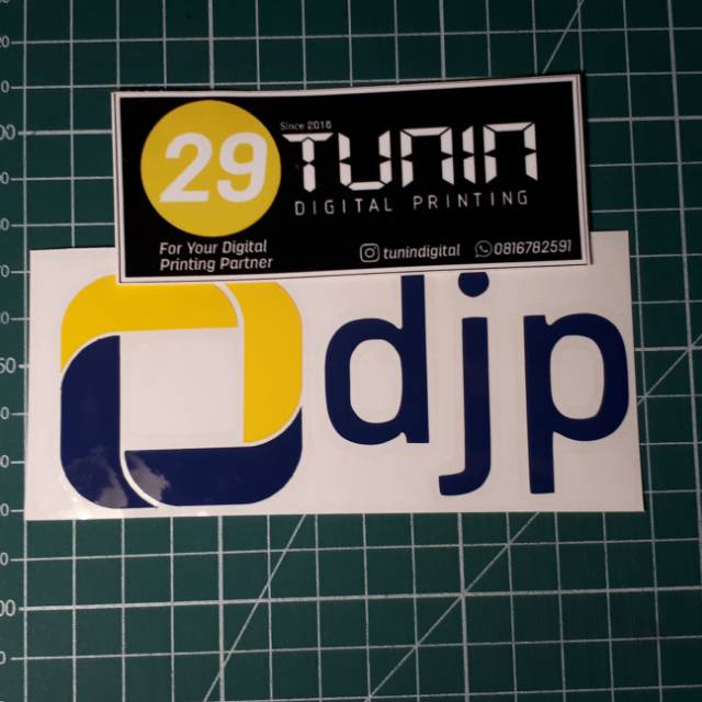 

Sticker stiker cutting decal direktorat jendral pajak DJP
