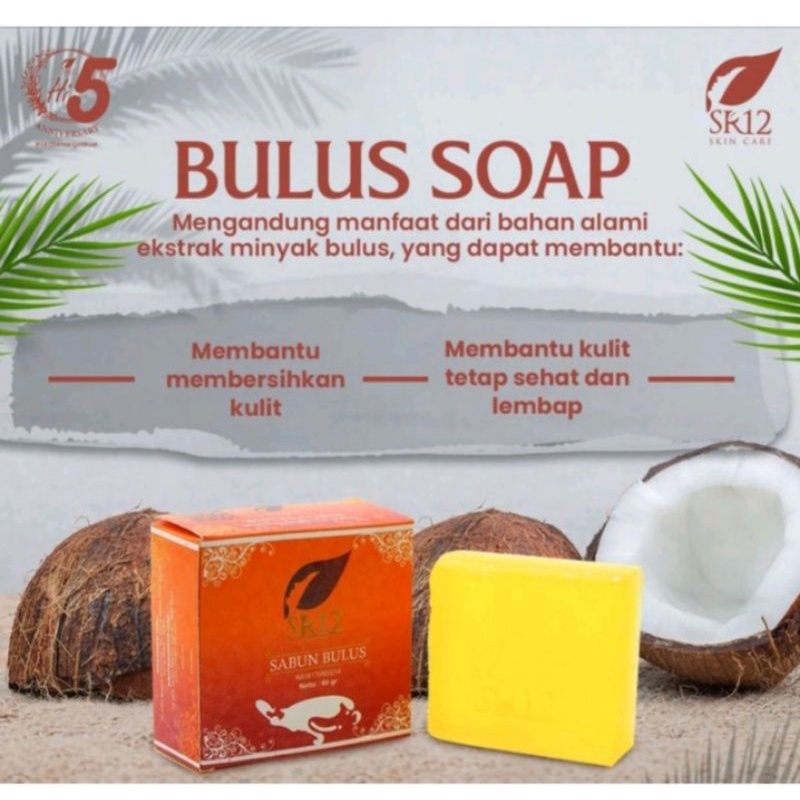 PEMUTIH WAJAH_SABUN BULUS SR12 SKINCARE HERBAL