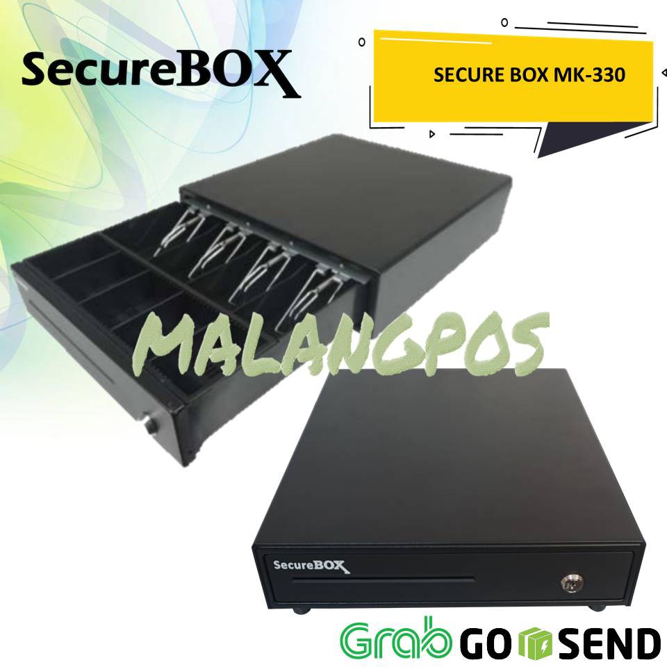 LACI UANG SECUREBOX MK330 - SECURE BOX MK 330 RJ11 MINI CASH DRAWER