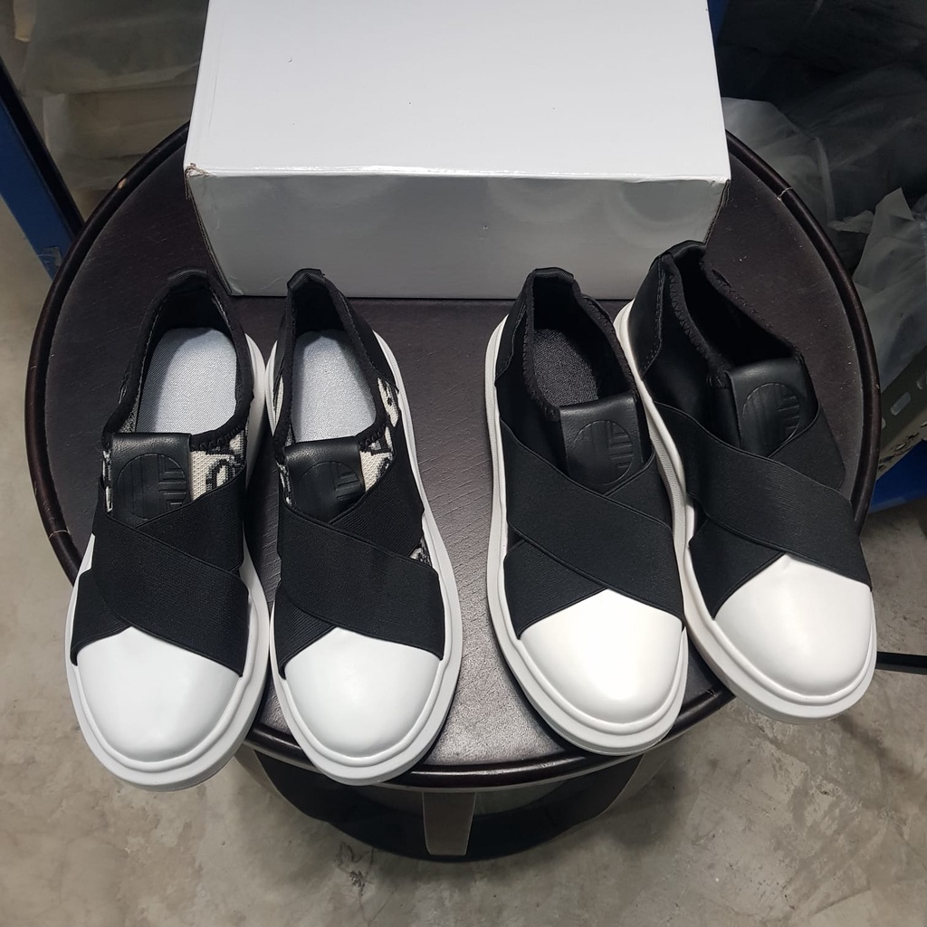 SS2226 Sepatu Wanita Slip On Fashion Import Polos And Motif Flat Shoes Ready Jakarta Bisa COD (NO BOX)