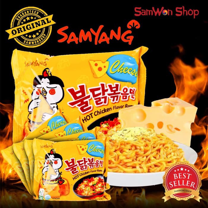 

Samyang Cheese Hot Spicy Chicken Ramen 5 Pcs