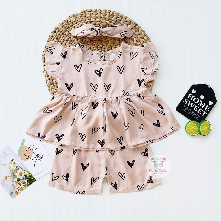 Plazababyku MX BELLE RAYON SETELAN BANDO setelan bayi motif bunga yang lucu free headband PART2
