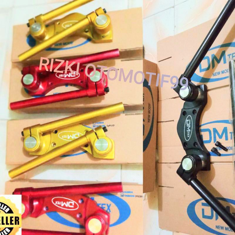 STANG JEPIT MOTOR plus DUDUKAN ,STANG JEPIT VIXION ,CB150R ,BYSON ,VERZA , MEGAPRO ,TIGER ,BEAT STRE